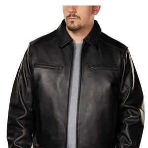Boston Harbour Men's Leather Jacket